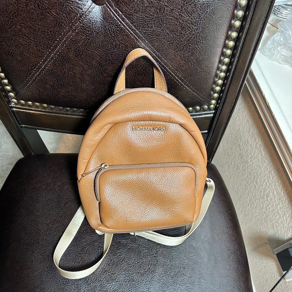 Michael Kors Beige backpack Small